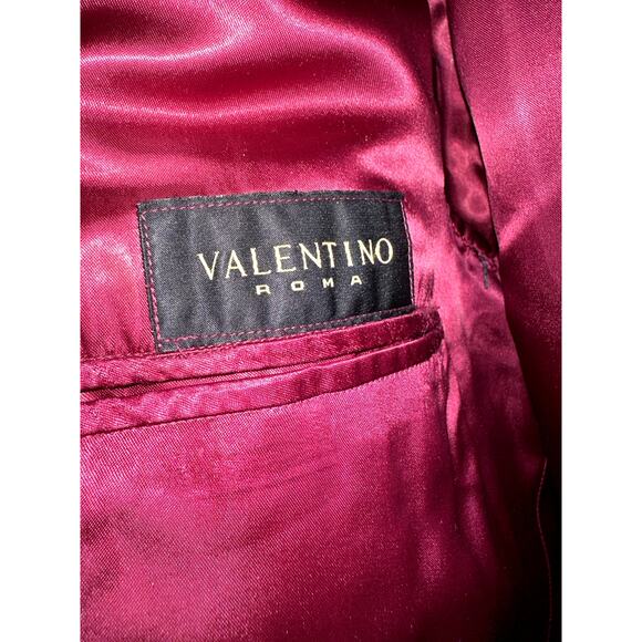 Men’s Valentino Roma Vintage Cashmere Long Overcoat Black Coat good condition - Picture 3 of 12